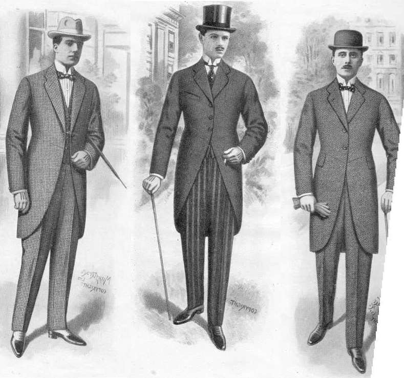 Men's Early 1900s Garment Patterns
